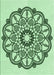 Patterned Mint Green Rug, pat1926grn