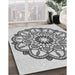 Machine Washable Transitional Platinum Gray Rug in a Family Room, wshpat1926gry