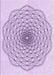 Patterned Lilac Purple Rug, pat1927pur