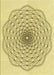 Patterned Sun Yellow Rug, pat1927yw