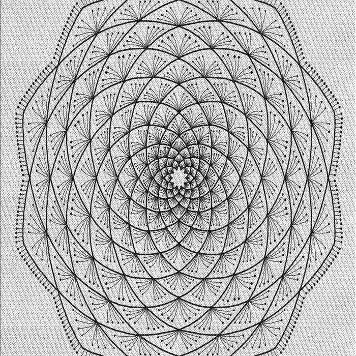 Machine Washable Transitional White Smoke Rug, wshpat1927