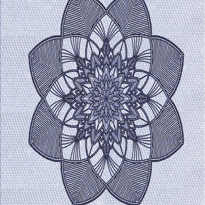 Patterned Lavender Blue Rug, pat1928blu