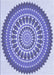 Machine Washable Transitional Periwinkle Purple Rug, wshpat1929blu