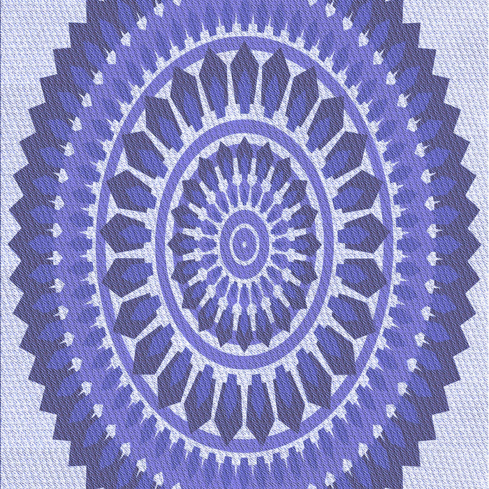 Machine Washable Transitional Periwinkle Purple Rug, wshpat1929blu