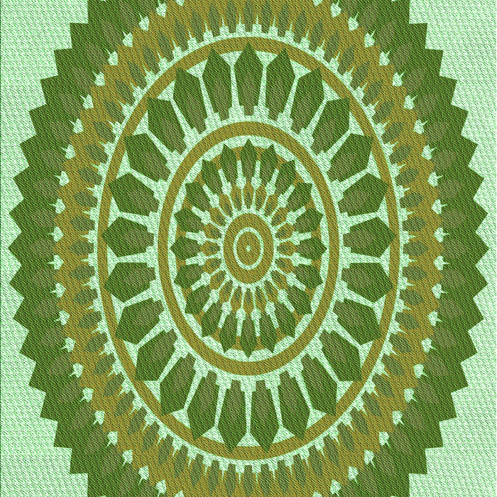 Patterned Light Green Rug, pat1929grn
