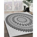 Patterned Gray Rug in Family Room, pat1929gry