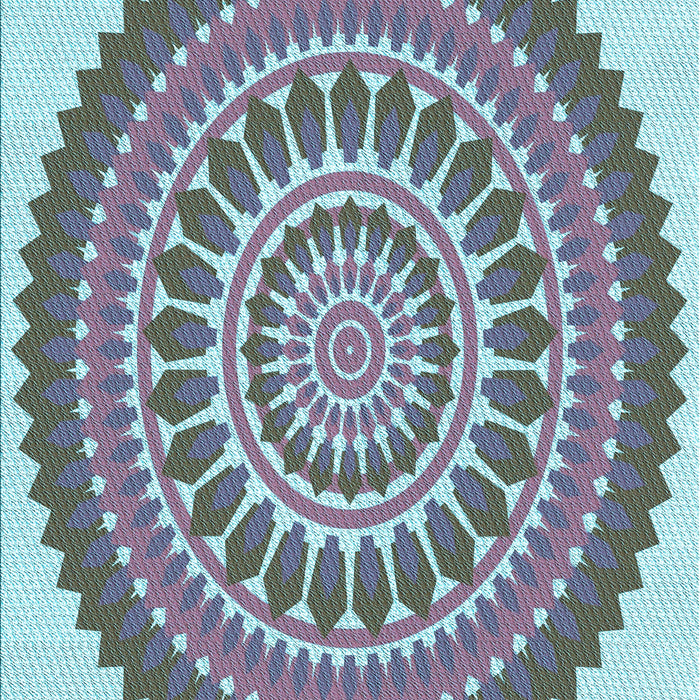 Patterned Blue Rug, pat1929lblu