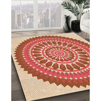 Patterned Yellow Rug, pat1929org