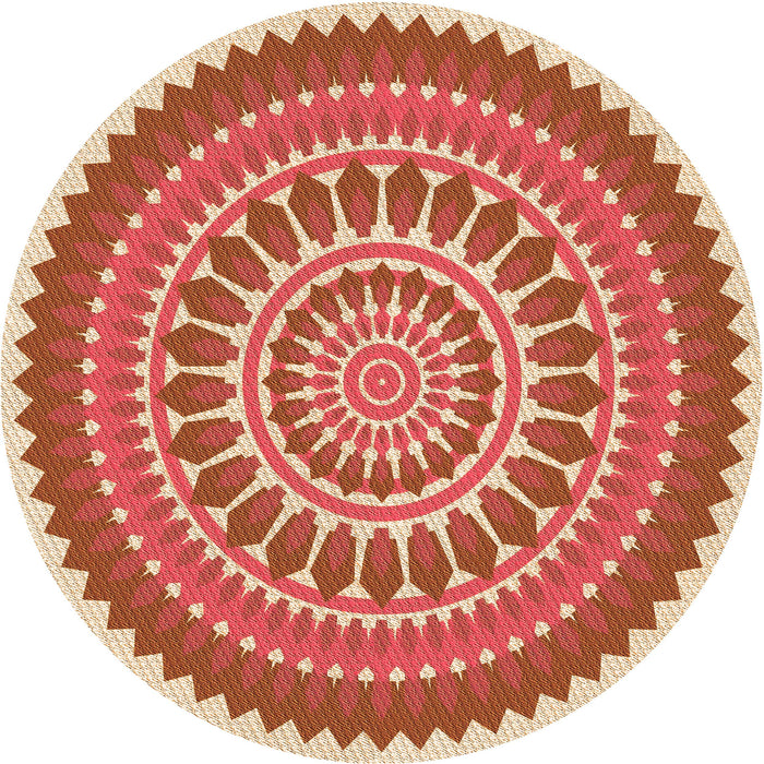 Square Patterned Yellow Rug, pat1929org