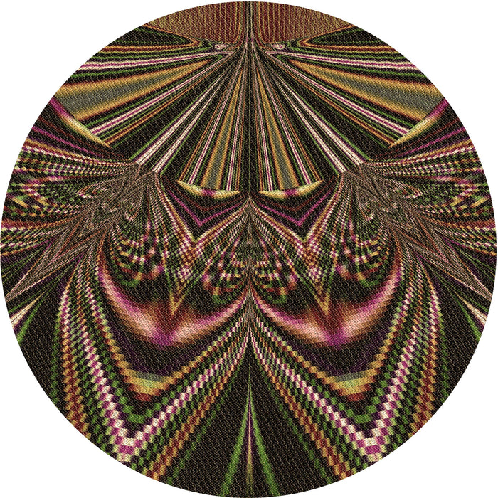 Square Machine Washable Transitional Black Brown Rug in a Living Room, wshpat193brn