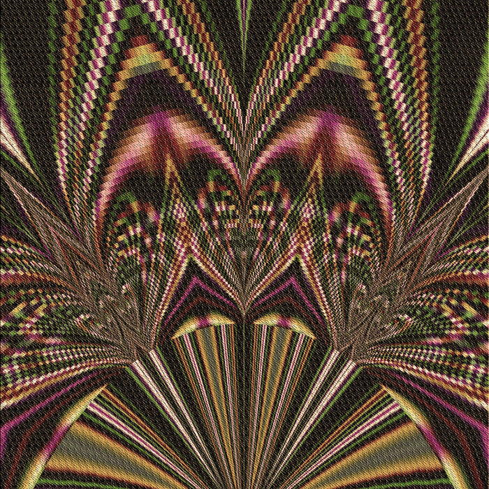 Patterned Black Brown Rug, pat193brn