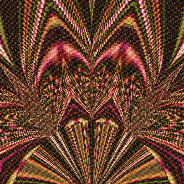 Patterned Light Brown Rug, pat193org