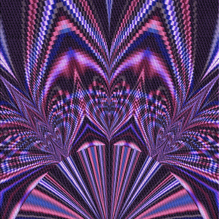 Patterned Dark Purple Rug, pat193pur