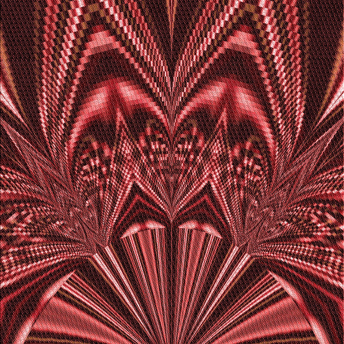 Patterned Red Rug, pat193rd