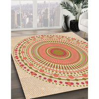 Patterned Khaki Gold Rug, pat1930org