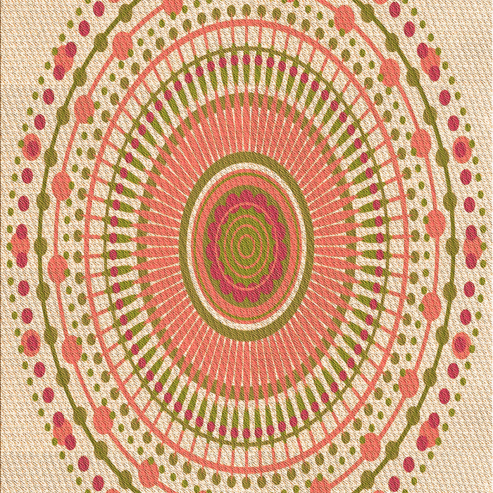 Patterned Khaki Gold Rug, pat1930org