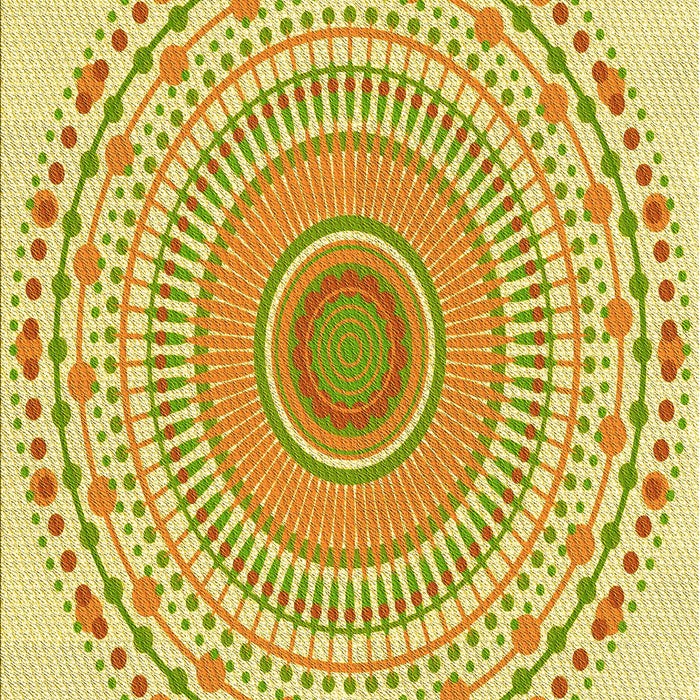 Patterned Caramel Brown Rug, pat1930yw