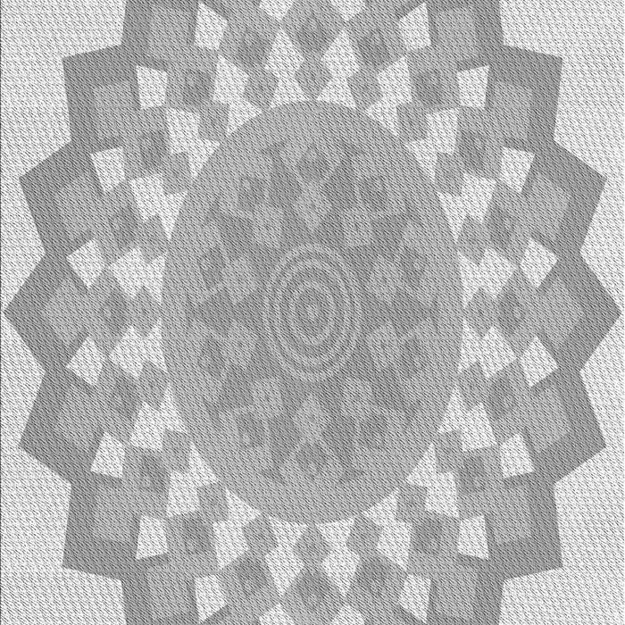 Machine Washable Transitional Gunmetal Gray Rug, wshpat1931gry