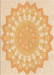 Patterned Orange Rug, pat1931org