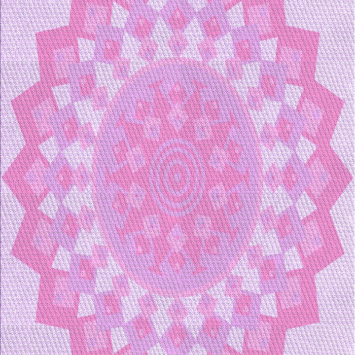 Machine Washable Transitional Violet Purple Rug, wshpat1931pur