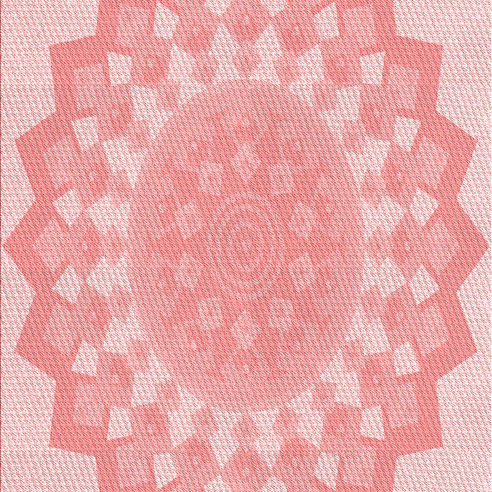 Machine Washable Transitional Pink Rug, wshpat1931rd