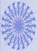 Patterned Sky Blue Rug, pat1932blu