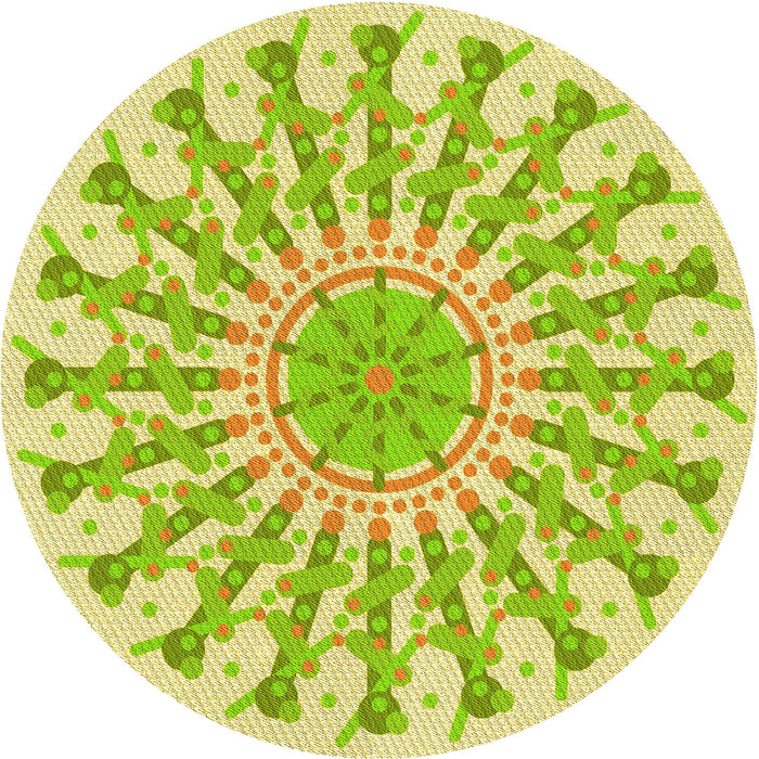 Square Machine Washable Transitional Tea Green Rug in a Living Room, wshpat1932yw