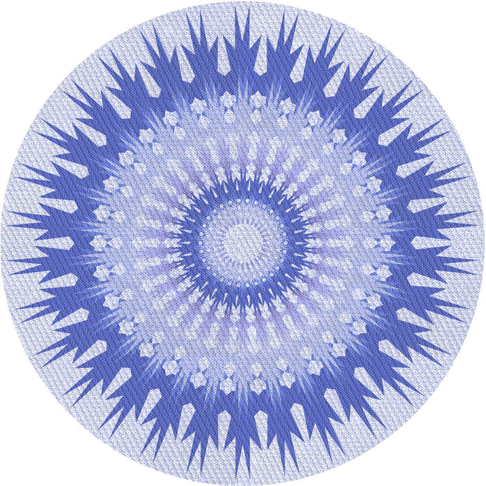 Square Machine Washable Transitional Blue Rug in a Living Room, wshpat1933blu