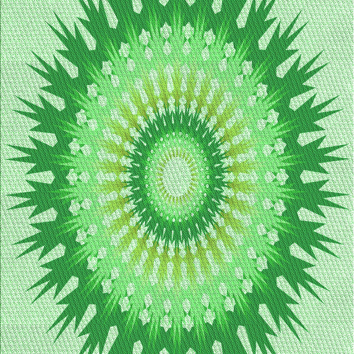 Patterned Jade Green Rug, pat1933grn