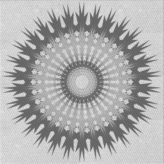 Round Machine Washable Transitional Gray Rug, wshpat1933gry