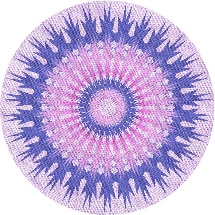 Square Machine Washable Transitional Blossom Pink Rug in a Living Room, wshpat1933pur