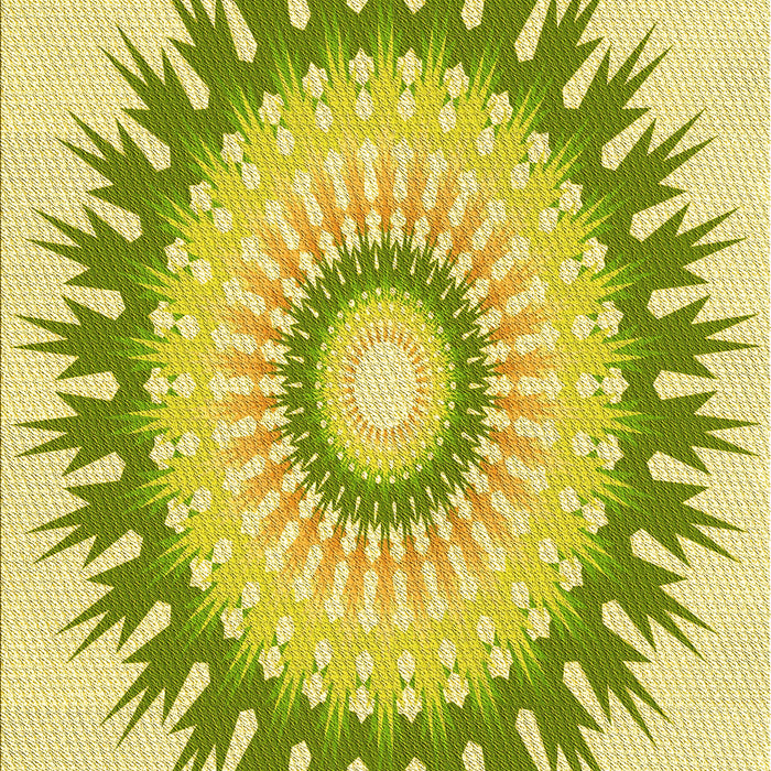 Patterned Pistachio Green Rug, pat1933yw