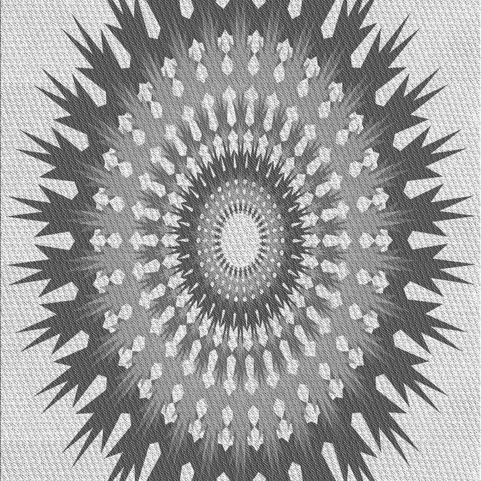 Machine Washable Transitional Silver Gray Rug, wshpat1934gry