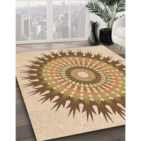 Patterned Khaki Gold Rug, pat1934org