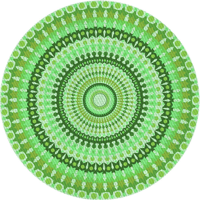 Square Patterned Jade Green Rug, pat1935grn