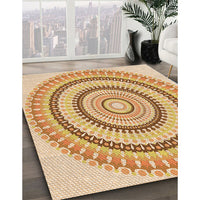 Patterned Orange Rug, pat1935org