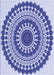 Machine Washable Transitional Blue Rug, wshpat1936blu