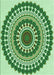 Patterned Light Green Rug, pat1936grn