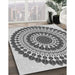 Machine Washable Transitional Carbon Gray Rug in a Family Room, wshpat1936gry