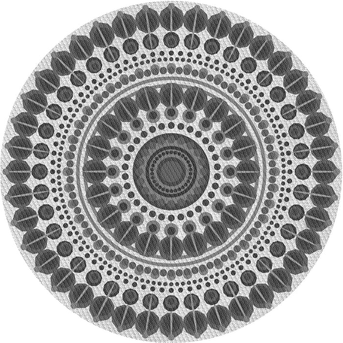 Square Machine Washable Transitional Carbon Gray Rug in a Living Room, wshpat1936gry