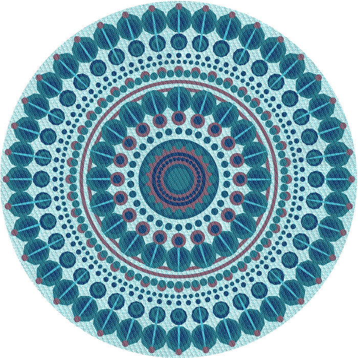 Square Machine Washable Transitional Blue Rug in a Living Room, wshpat1936lblu