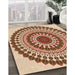 Machine Washable Transitional Mahogany Brown Rug in a Family Room, wshpat1936org