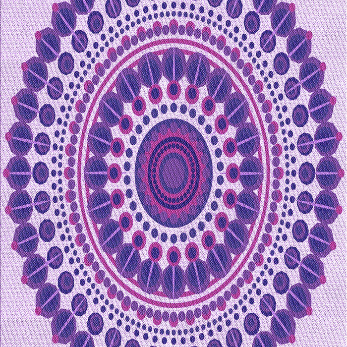 Patterned Blossom Pink Rug, pat1936pur