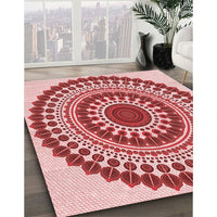 Patterned Red Rug, pat1936rd