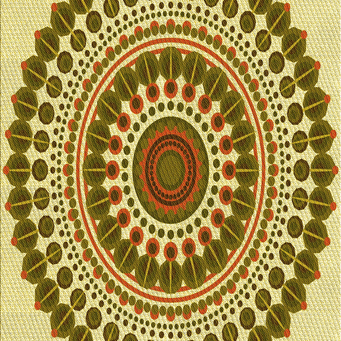 Patterned Dark Bronze Brown Rug, pat1936yw