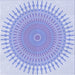 Round Patterned Sky Blue Rug, pat1937blu