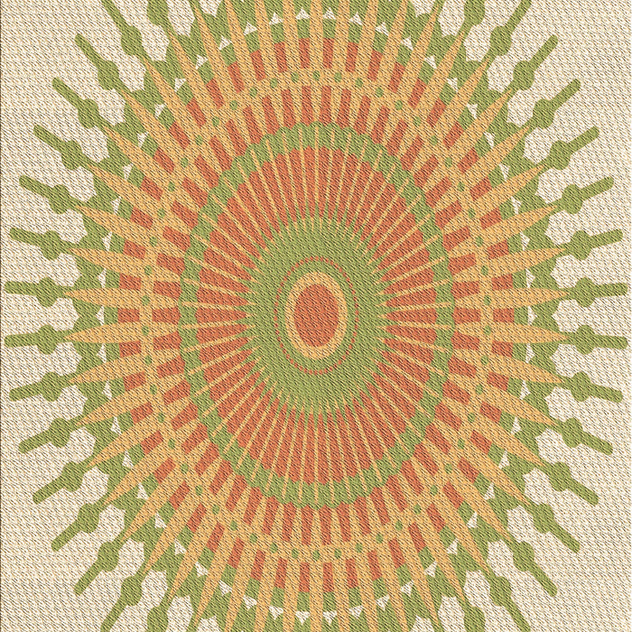 Machine Washable Transitional Cinnamon Brown Rug, wshpat1937brn