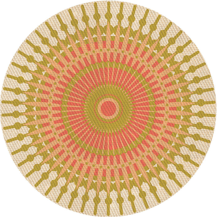 Square Machine Washable Transitional Brown Gold Rug in a Living Room, wshpat1937org