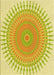 Patterned Orange Gold Rug, pat1937yw