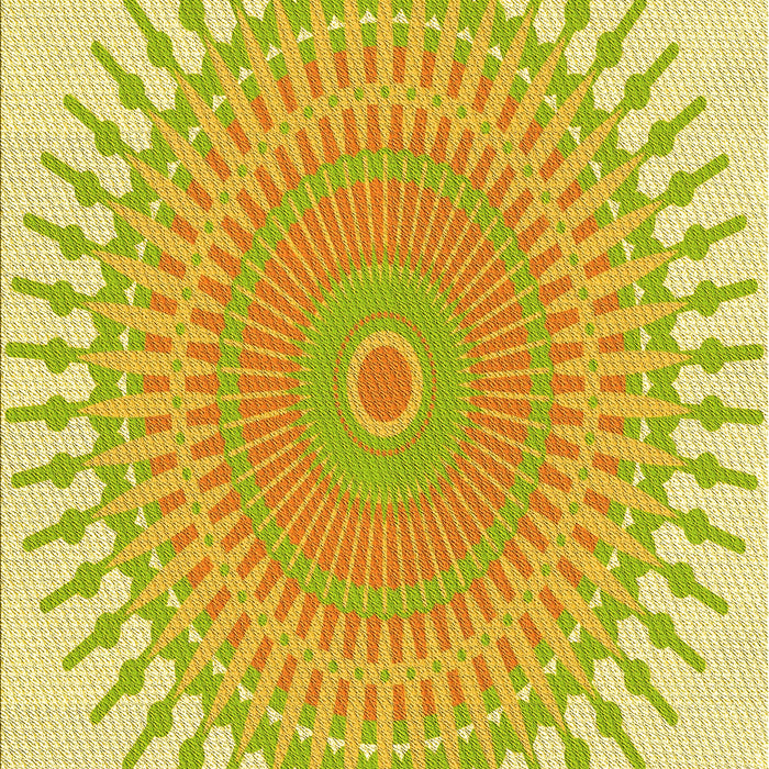 Machine Washable Transitional Orange Gold Rug, wshpat1937yw